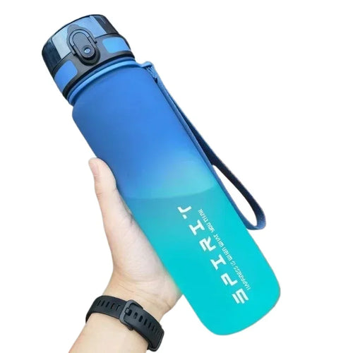 500ML/650ML/1000ML Sports Water Bottle Leak Proof Colorful Plastic Cup