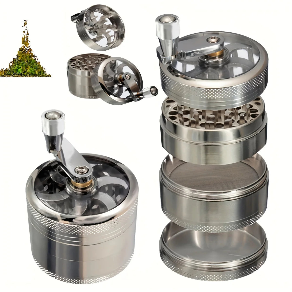 Nut and Hard Spice Grinder for Nutmeg Ginger Rock Salt and Peppercorn