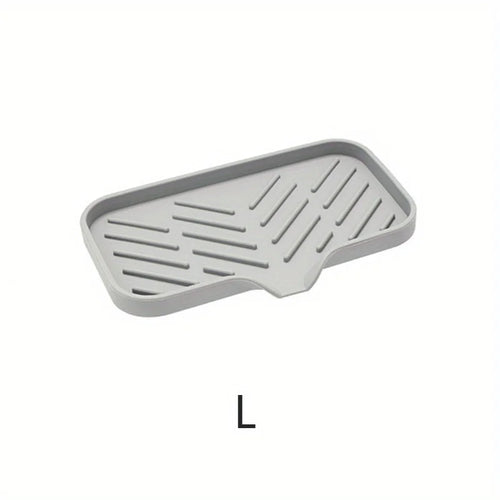 Silicone Kitchen Soap Tray, Kitchen Sink Tray Sponge Tray Dish, Soap