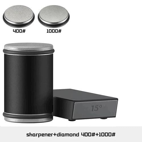 Rolling Knife Sharpener for Straight Edge, Knife Sharpener Kit with 15